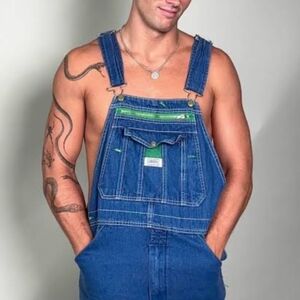 Liberty Men's Denim Overalls 38x32